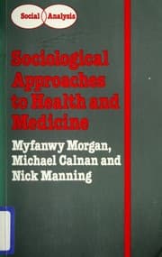 Tapa de Sociological Applications of Health and Medicine (Social Analysis)