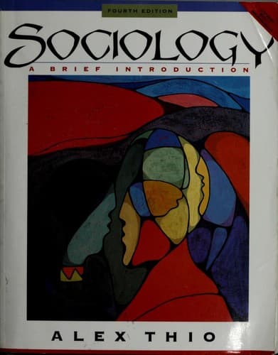 Tapa de Sociology