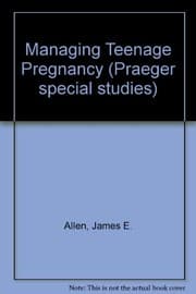 Tapa de Managing teenage pregnancy