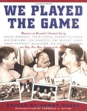 Tapa de We Played the Game