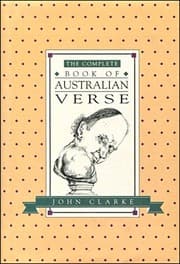 Tapa de The complete book of Australian verse