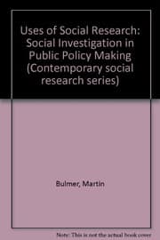 Tapa de The uses of social research
