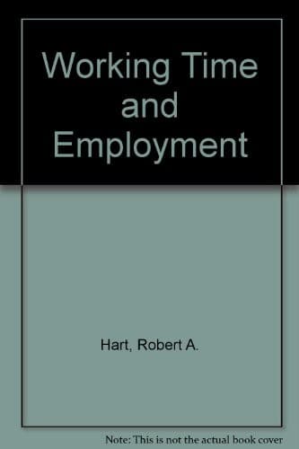 Tapa de Working time and employment