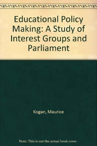Tapa de Educational policy-making