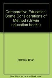Tapa de Comparative education