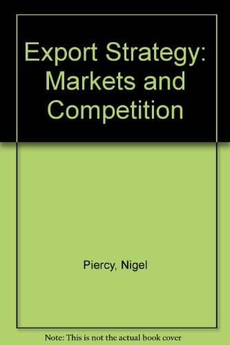 Tapa de Export strategy, markets and competition