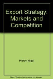 Tapa de Export strategy, markets and competition