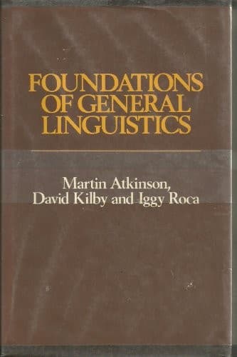 Tapa de Foundations of general linguistics