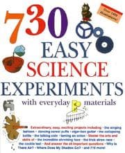 Tapa de 730 easy science experiments with everyday materials