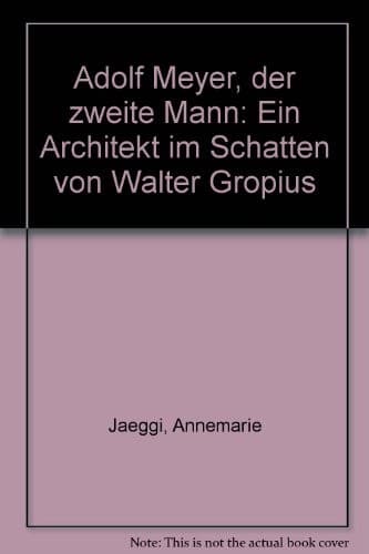Tapa de Adolf Meyer, der zweite Mann