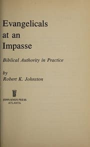Tapa de Evangelicals at an impasse