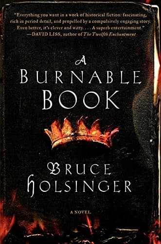 Tapa de A Burnable Book: A Novel