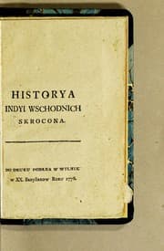 Tapa de Historya Indyi Wschodnich skrocona