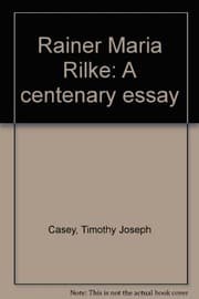 Tapa de Rainer Maria Rilke