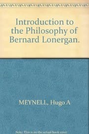 Tapa de An introduction to the philosophy of Bernard Lonergan
