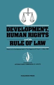 Tapa de Development, Human Rights and the Rule of Law: Report of a Conference Held in The Hague on 27 April-1 May 1981
