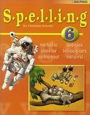 Tapa de Spelling 6 (Spelling for Christian Schools)