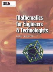 Tapa de Mathematics for Engineers and Technologists (IIE Core Textbooks Series)