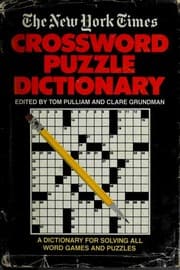Tapa de The New York times crossword puzzle dictionary
