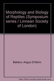 Tapa de Morphology and Biology of Reptiles (Linnean Society symposium series ; no. 3)