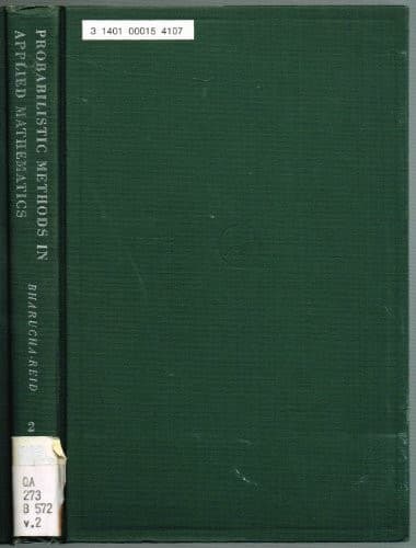 Tapa de Probabilistic methods in applied mathematics