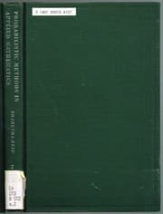 Tapa de Probabilistic methods in applied mathematics