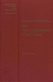 Tapa de Dynamical systems and their applications