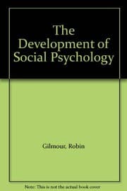 Tapa de The Development of social psychology