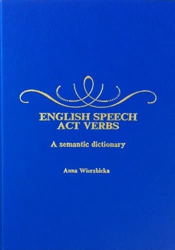 Tapa de English speech act verbs