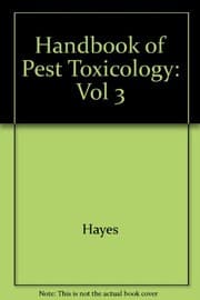 Tapa de Handbook of pesticide toxicology