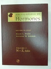 Tapa de Encyclopedia of Hormones, Three-Volume Set: Encyclopedia of Hormones, Volume 3