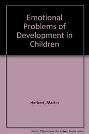 Tapa de Emotional problems of development in children