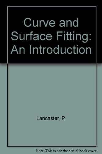 Tapa de Curve and surface fitting