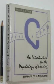 Tapa de An Introduction to the Psychology of Hearing