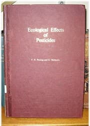 Tapa de Ecological Effects of Pesticides (Linnean Society Symposium)