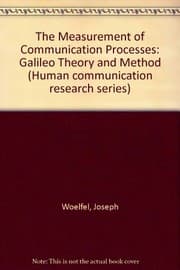 Tapa de The measurement of communication processes