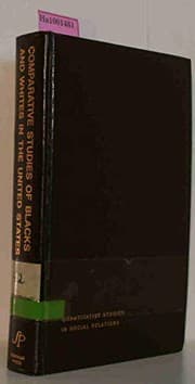 Tapa de Comparative studies of Blacks and whites in the United States