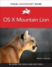 Tapa de OS X Mountain Lion: Visual QuickStart Guide