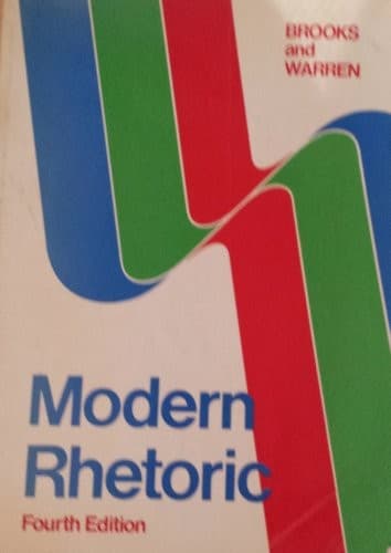 Tapa de Modern rhetoric