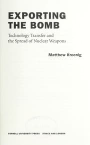 Tapa de Exporting the bomb
