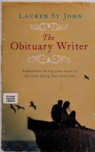 Tapa de The obituary writer