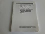Tapa de The national assessment of college student learning