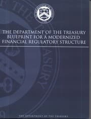 Tapa de The Department of the Treasury Blueprint for a Modernized Financial Regulatory Structure
