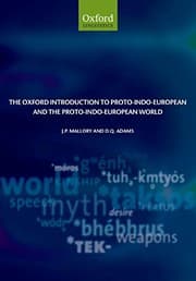 Tapa de The Oxford Introduction to Proto-Indo-European and the Proto-Indo-European World (Oxford Linguistics)