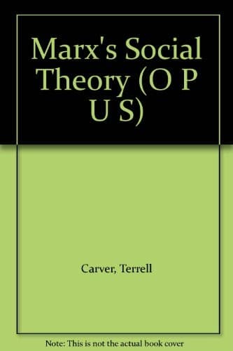 Tapa de Marx's social theory