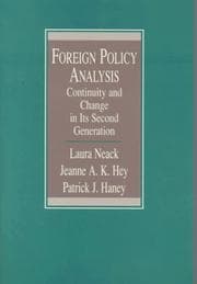 Tapa de Foreign policy analysis