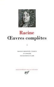 Tapa de Racine : Oeuvres complÃ¨tes, tome I