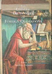 Tapa de The concise dictionary of foreign quotations