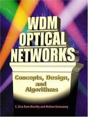 Tapa de WDM Optical Networks