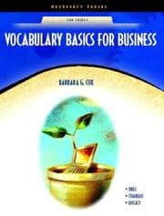 Tapa de Vocabulary Basics for Business